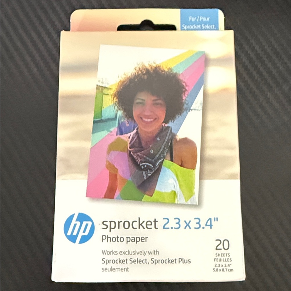 HP Sprocket Photo Paper 2.3 x 3.4 Inches
